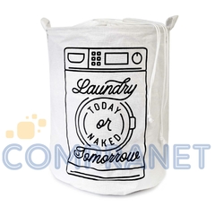 Canasto de tela rígida estampada, impermeable con tapa0, 11936 - Compranet