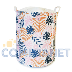 Canasto de tela rígida estampada, impermeable con tapa0, 11936 - tienda online