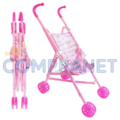 Cochecito Paragüitas para muñeca Plástico, Plegable Económico 13195 - comprar online