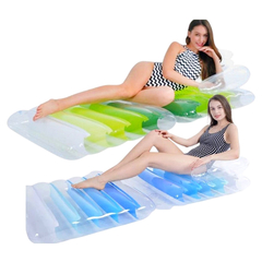 Colchoneta Sillón Inflable, Cama para Piscina Plegable, 2 posiciones 13454 - comprar online