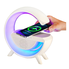 Lámpara Parlante Cargador de Celular Inalámbrico Bluetooth 13453