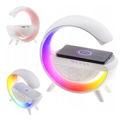 Lámpara Parlante Cargador de Celular Inalámbrico Bluetooth 13453 - comprar online