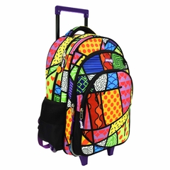 Mochila 18 pulgadas, Con Carro Pop Art, Original Phi Phi, 13668