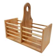 Porta Cubiertos Bamboo, Organizador de Cubiertos 13378