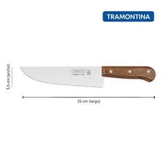 Cuchillo de Cocina, 9 pulgadas Carbón Acero Tramontina 11985 - Compranet
