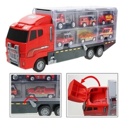 Camión Bombero incluye 6 autos Rampa, 3721 - Compranet