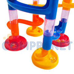 Laberinto de Bolitas x 50 piezas, Pista de carreras p/canicas 13120 - Compranet