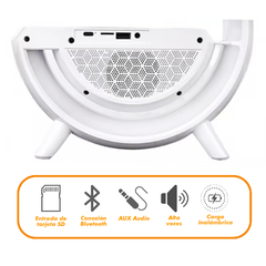 Lámpara Parlante Cargador de Celular Inalámbrico Bluetooth 13453 - Compranet