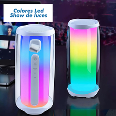 Parlante Inalámbrico Bluetooth, Portátil C/USB, Luz RGB 13322