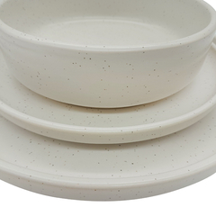 COMBO 1 Plato Playo + 1 Plato Hondo + 1 Plato Postre cerámica granito 90070 - comprar online