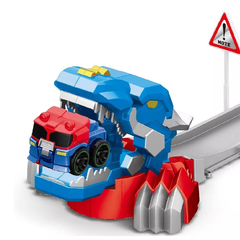 Pista Max Robot con lanzador y auto transformable 13190 - comprar online