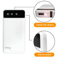 Power Bank Triple ficha, Cargador Portátil 10000mAh, 13336 - tienda online