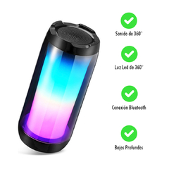Parlante Inalámbrico Bluetooth, Portátil C/USB, Luz RGB 13322 - comprar online