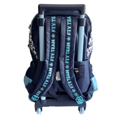 Mochila Footy 18 pulgadas, C/Carrito, Pelota Champion Luz Led, 12928 - tienda online