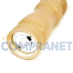 Molinillo Pimentero de madera 20 cm, muela cerámica, 12409 - Compranet