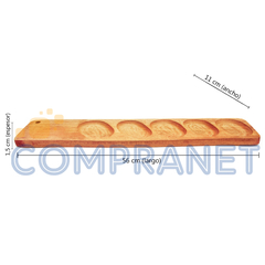 Tabla de Picada x 5 Algarrobo 11588 - comprar online