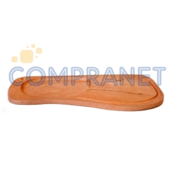 Tabla / Plato 40 x 15cm con Cavado y Ranura de Madera Algarrobo 11607 - comprar online