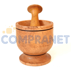 Mortero Chico de Madera Algarrobo 11617 en internet