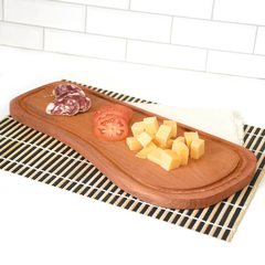 Tabla con Ranura 40 x 15cm de Madera Algarrobo 11611