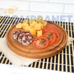 Platos 20cm de Madera Algarrobo 11592 - Compranet