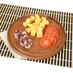 Platos 22cm de Madera Algarrobo 11593