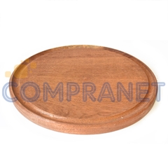 Platos 22cm de Madera Algarrobo 11593 - Compranet