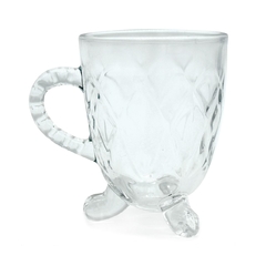 Jarro Taza Mug de vidrio x 6 unidades, Café Te infusiones, 155 ml, 11718