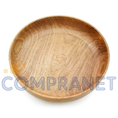 Fuente de madera algarrobo, 24 cm diámetro, 11805 en internet