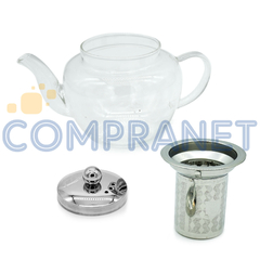 Tetera de Vidrio con infusor de acero inoxidable, 600ml, 11891 en internet