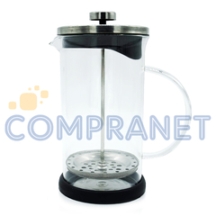 Cafetera con embolo, Prensa francesa, de vidrio y acero 1 Lt, 11899 - comprar online