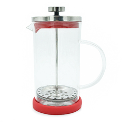 Cafetera con embolo, Prensa francesa, de vidrio y acero 1 Lt, 11899