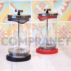 Cafetera con embolo, Prensa francesa, de vidrio y acero 1 Lt, 11899 - comprar online