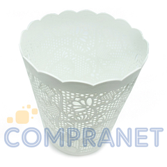 Cesto redondo calado, plástico, 23 cm diámetro, 11913 - comprar online