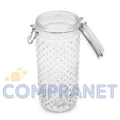Frasco de Vidrio labrado con tapa Clip, 2 Litros, 11861 - comprar online