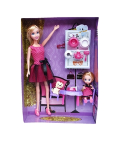 Muñeca con Hijo y Mascota 10066 - comprar online
