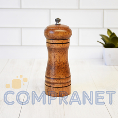 Molinillo Pimentero de madera 14 cm, muela cerámica, 11828 - comprar online