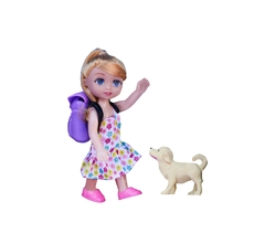 Muñeca Viajera con Mascota 10072 en internet
