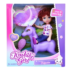 Muñeca con Pony 10070