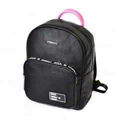 Mochila Cartera Dama “Trendy” cuero, con bolsillo, 12127