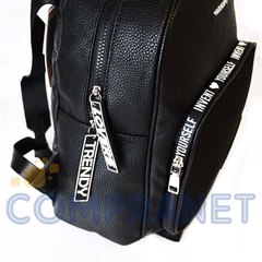 Mochila Cartera Dama “Trendy” cuero, con bolsillo, 12127 en internet
