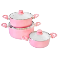Set de Batería Cocina 6 piezas, Carol, cerámica antiadherente, 11511