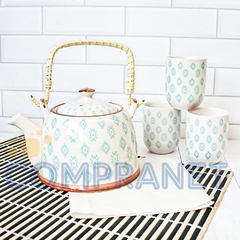 COMBO Tetera + 4 Cuencos p/Té, de Porcelana China, 90034 en internet