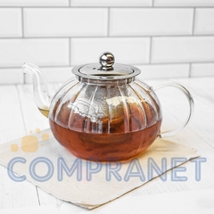 Tetera de Vidrio con infusor de acero inoxidable, 800ml, 11893 - comprar online