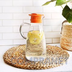 Jarra de Vidrio con tapa, jugo, limonada,1,5 litros, 12642 - comprar online
