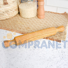 Palo de Amasar de Madera Algarrobo 30 cm Chico, cocina, 12755 en internet