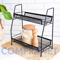 Estante de mesa Metal 2 Pisos, cocina baño 12772 - comprar online