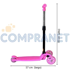 Monopatin Tres Ruedas Plegable 2150 - tienda online