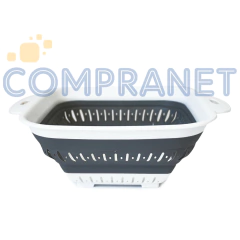 Imagen de Escurridor colador de silicona plegable 27cm 11396