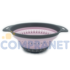 Escurridor colador de silicona plegable 24 cm 11397 - Compranet