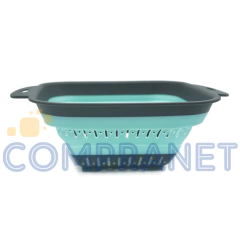 Escurridor colador de silicona plegable 27cm 11396
